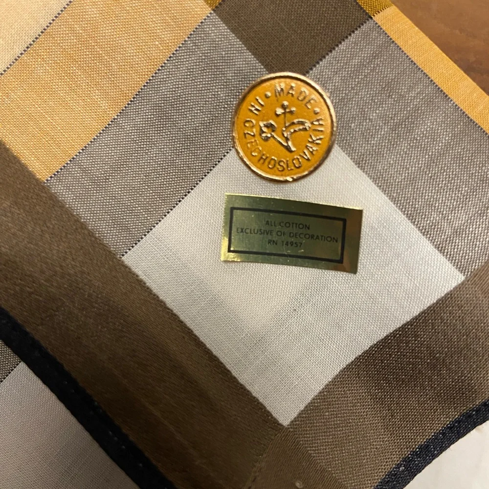 Vintage YSL 3 Pocket Handkerchief Boxed Set